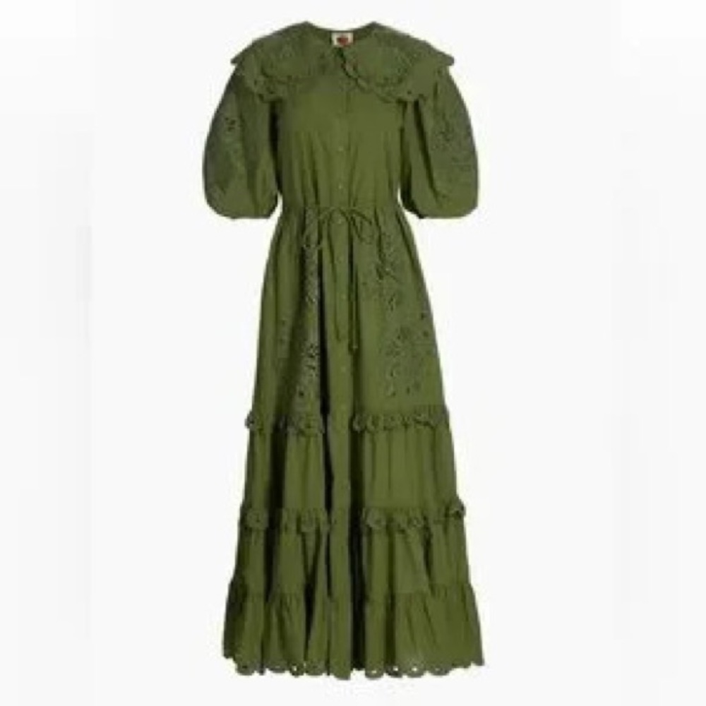 Farm Rio Hummingbird Maxi Dress NWT - Picture 7 of 10